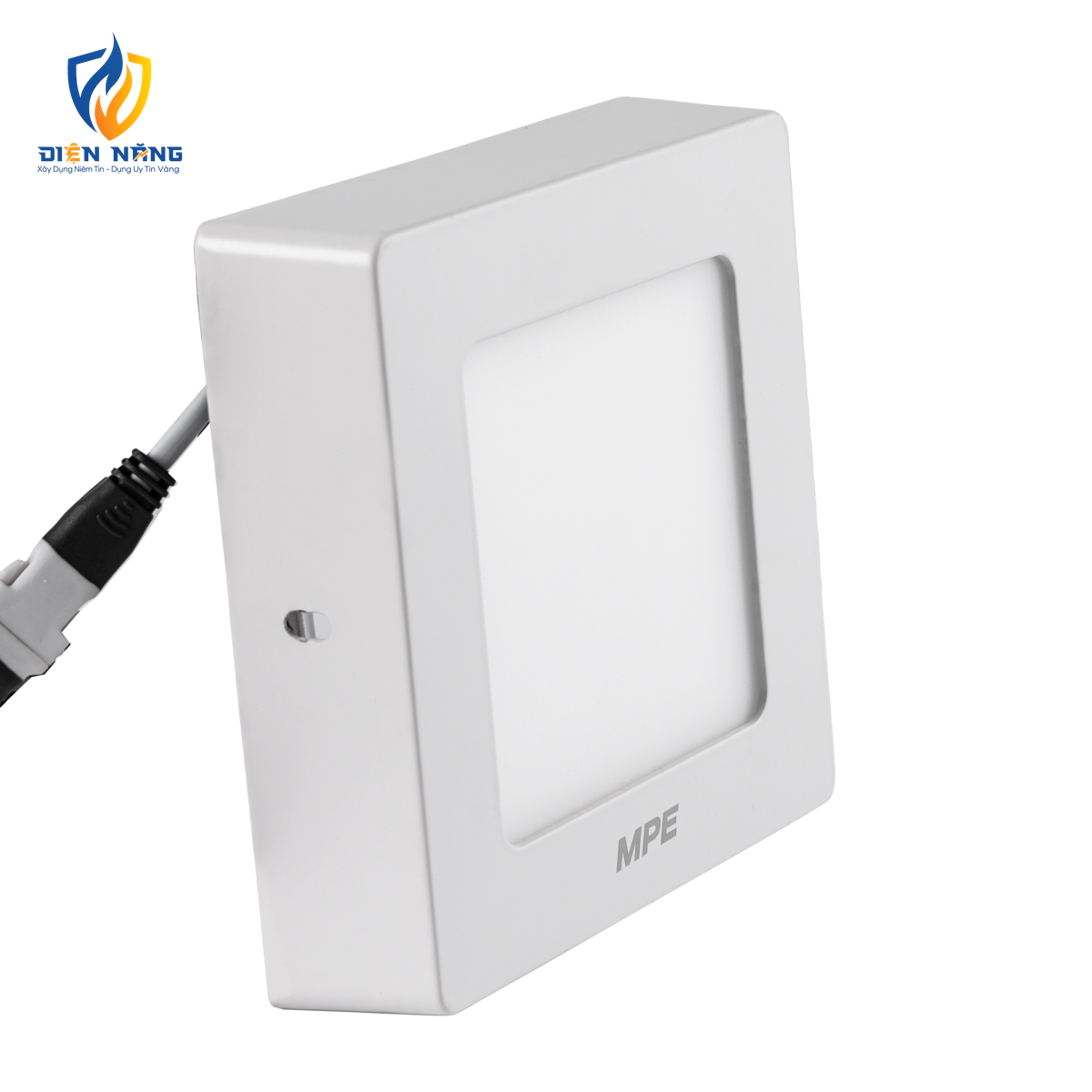 LED Panel ốp nổi nhôm, mặt vuông 6W ánh sáng trắng SSPL-6T - anh 2