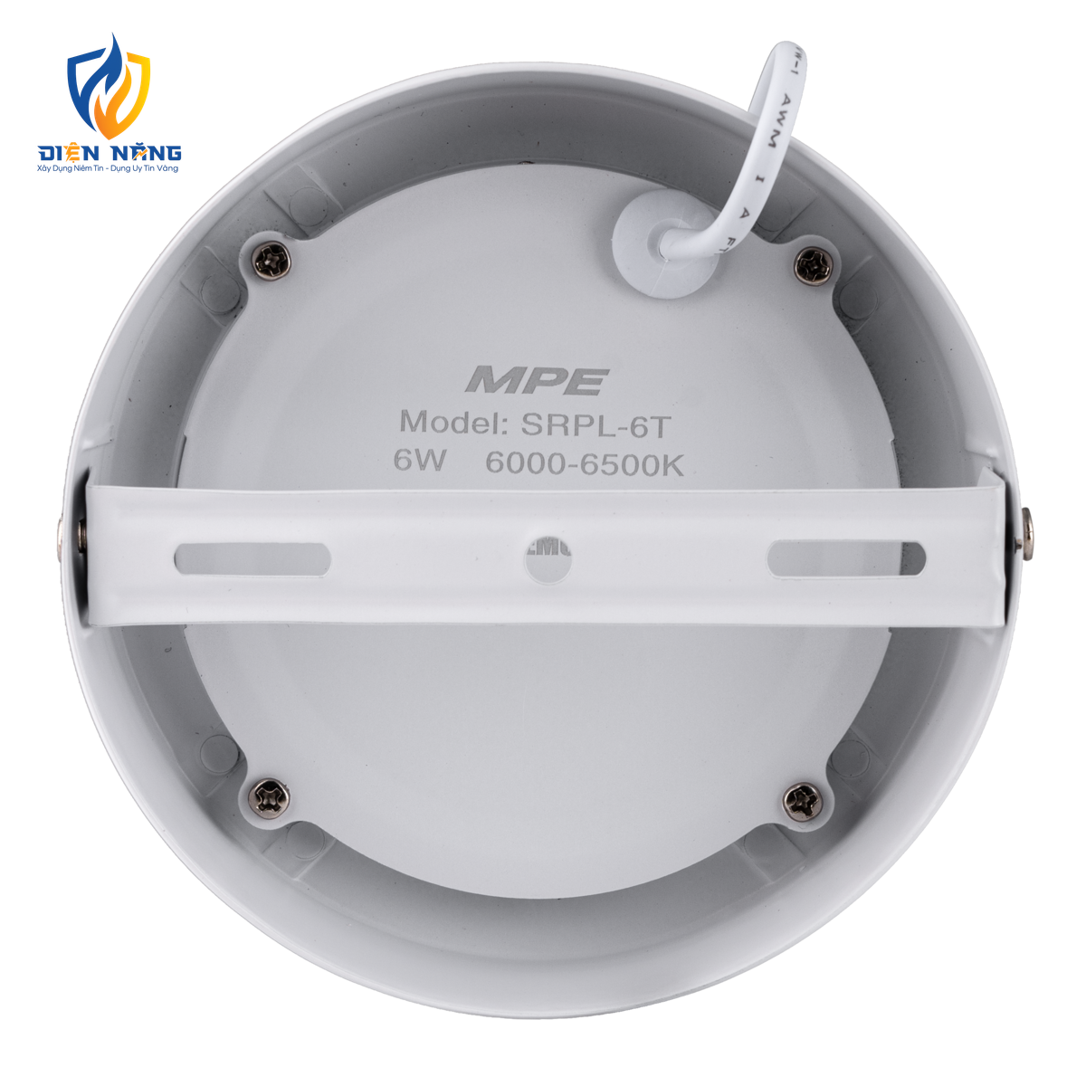 LED Panel ốp nổi nhôm, mặt tròn 6W ánh sáng trắng SRPL-6T - anh 3