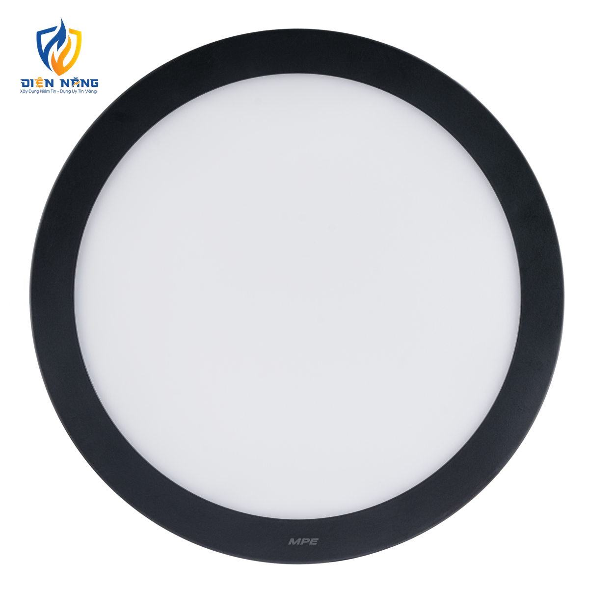 LED Panel ốp nổi nhôm, thân đen, mặt tròn 24W - 3 chế độ màu SRPLB-24/3C - anh 2