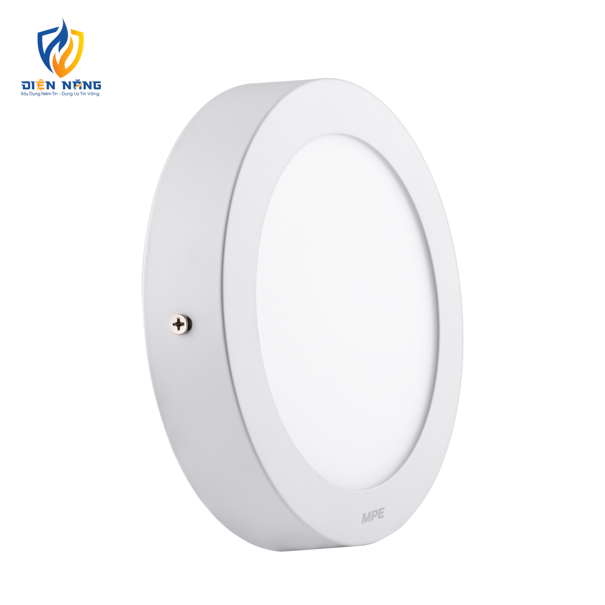 LED Panel ốp nổi nhôm, mặt tròn 12W - 3 chế độ màu SRPL-12/3C