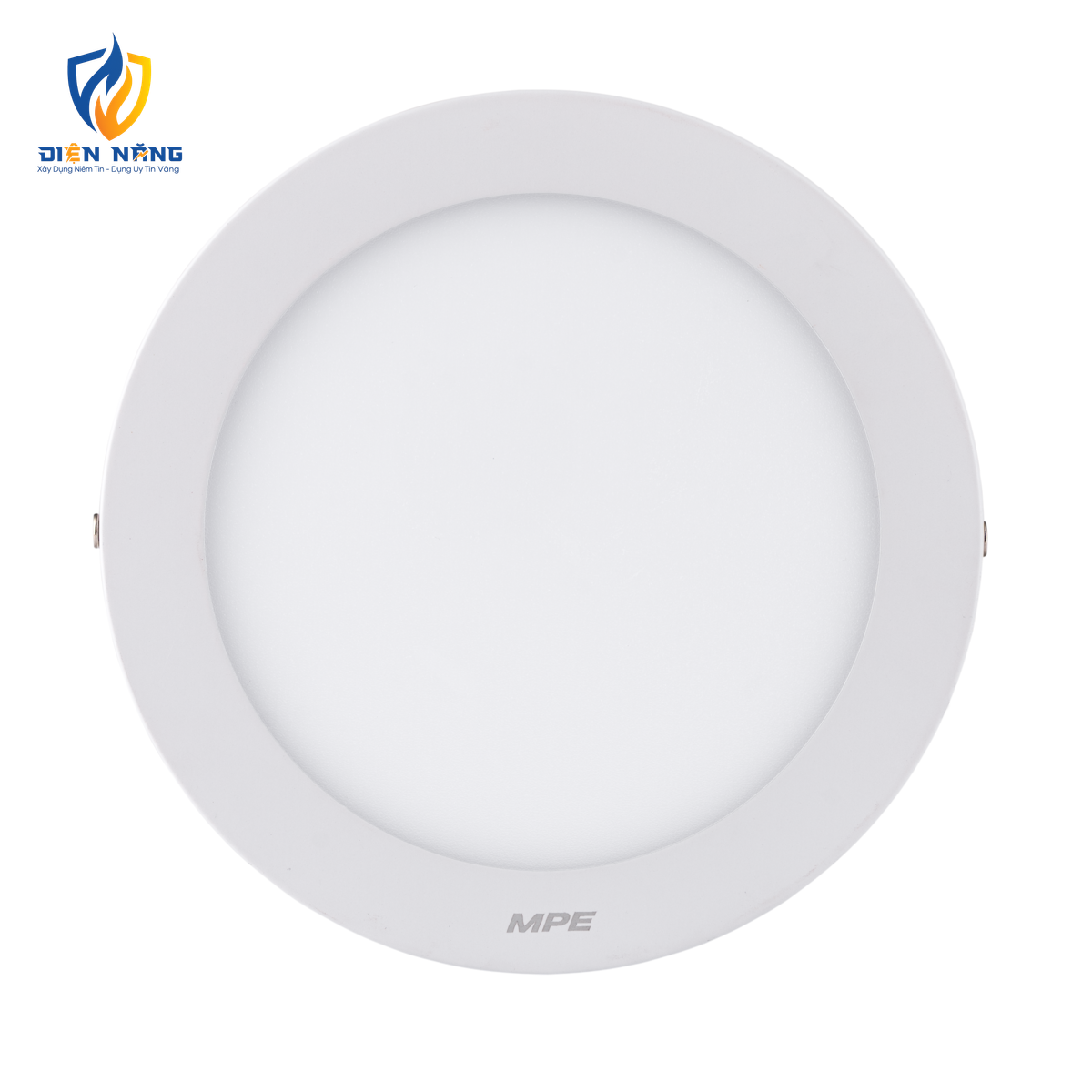 LED Panel ốp nổi nhựa, mặt tròn 12W ánh sáng vàng SRPL2-12V - anh 3