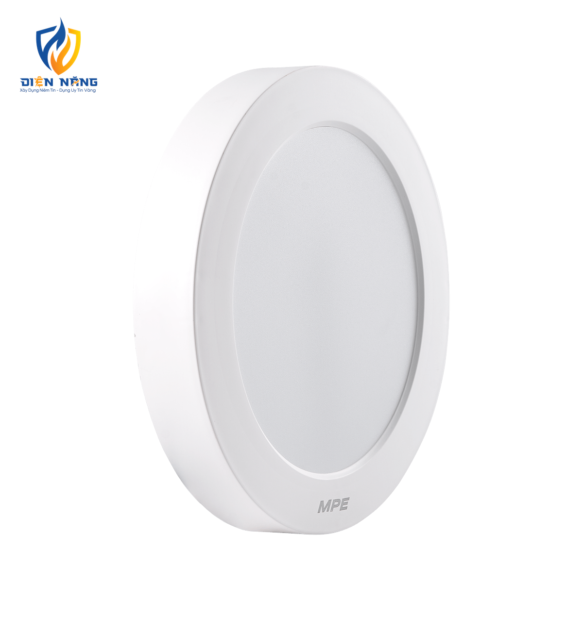 LED Panel ốp nổi nhựa, mặt tròn 18W ánh sáng trắng SRPL2-18T