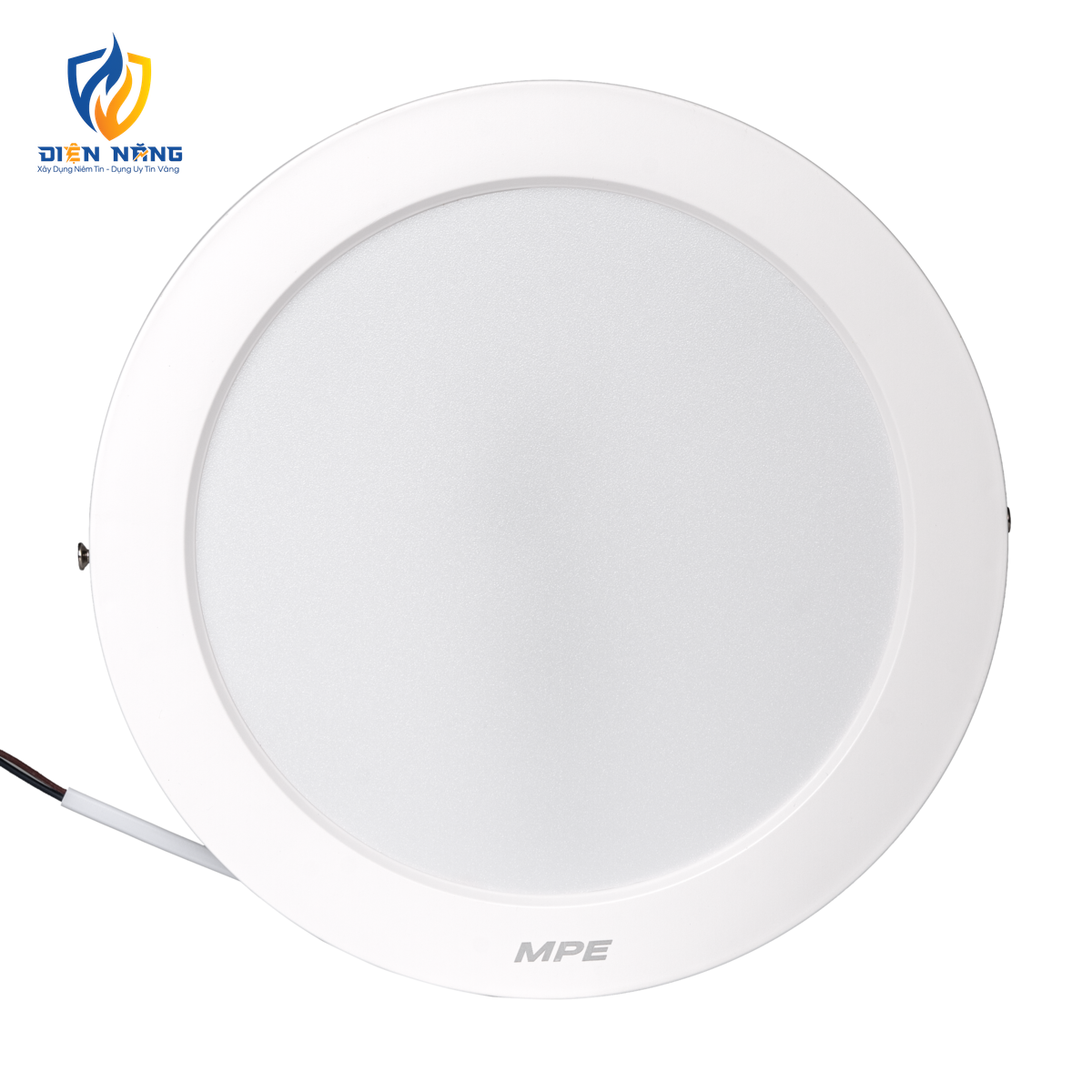 LED Panel ốp nổi nhựa, mặt tròn 18W ánh sáng vàng SRPL2-18V - anh 2