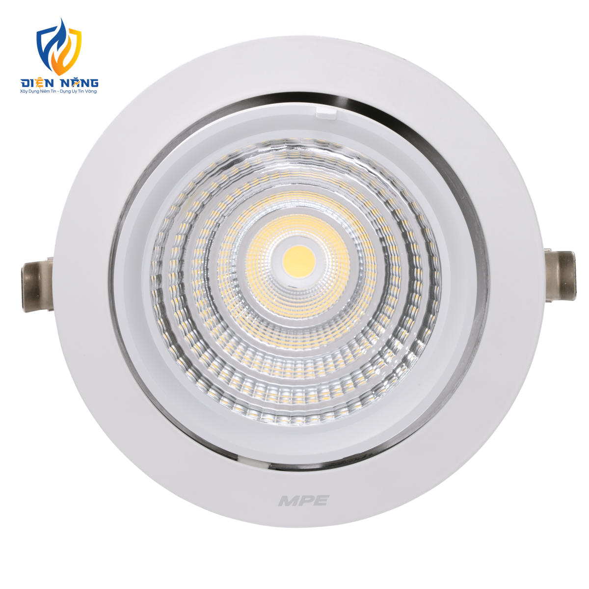 LED Downlight âm trần Chiếu điểm, Điều chỉnh hướng sáng 50W ánh sáng trung tính DLA-50N