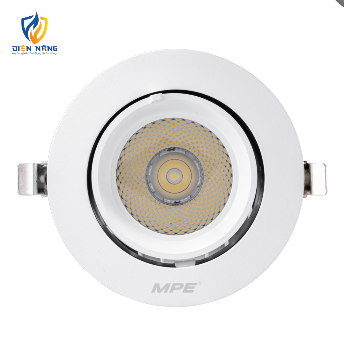LED Downlight âm trần Chiếu điểm, Điều chỉnh hướng sáng 20W ánh sáng trung tính DLA-20N
