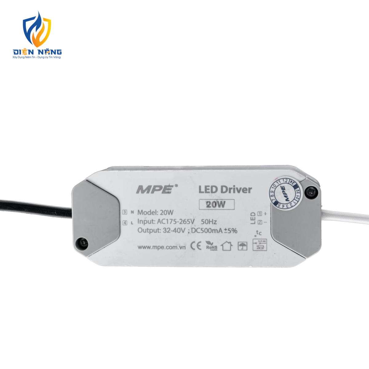 LED Downlight âm trần Chiếu điểm, Điều chỉnh hướng sáng 20W ánh sáng trắng DLA-20T - anh 4