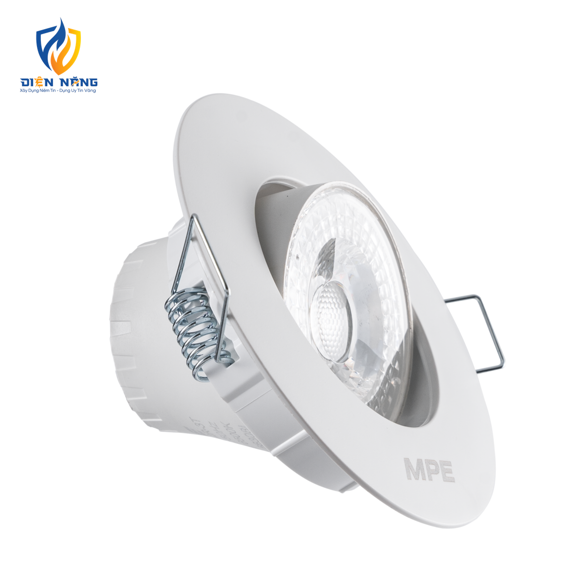 LED Downlight âm trần Chiếu điểm, Điều chỉnh hướng sáng, mặt tròn 3W ánh sáng trắng DLA2R-3T - anh 2