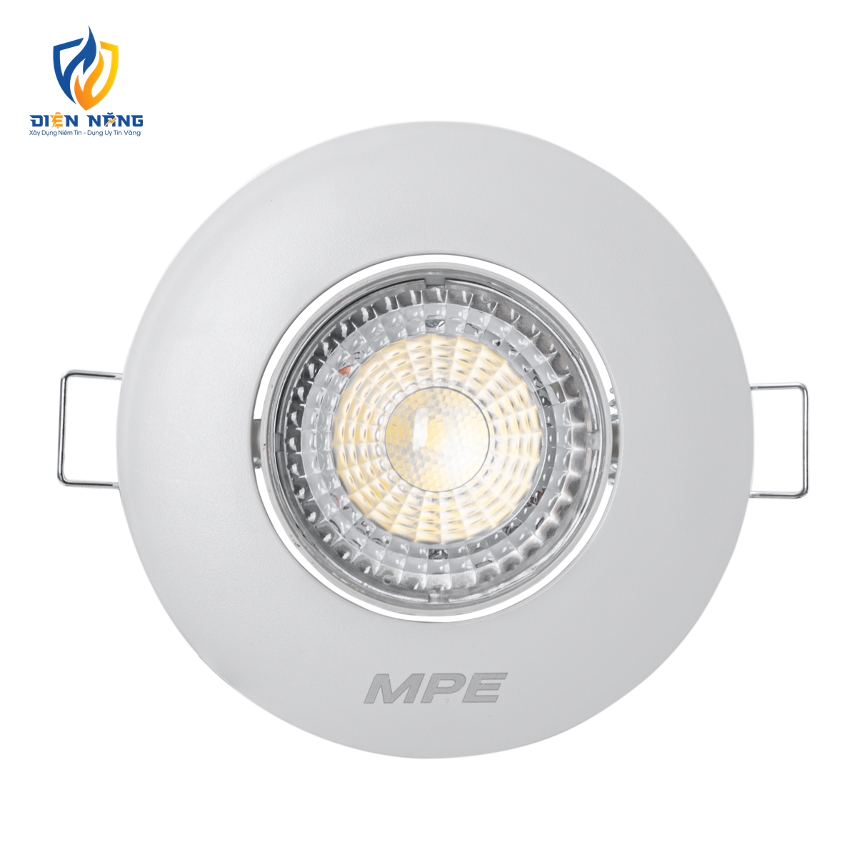 LED Downlight âm trần Chiếu điểm, Điều chỉnh hướng sáng, mặt tròn 7W ánh sáng trắng DLA2R-7T