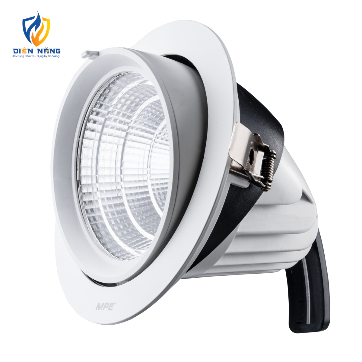 LED Downlight âm trần Chiếu điểm, Điều chỉnh hướng sáng 50W ánh sáng vàng DLA-50V - anh 2