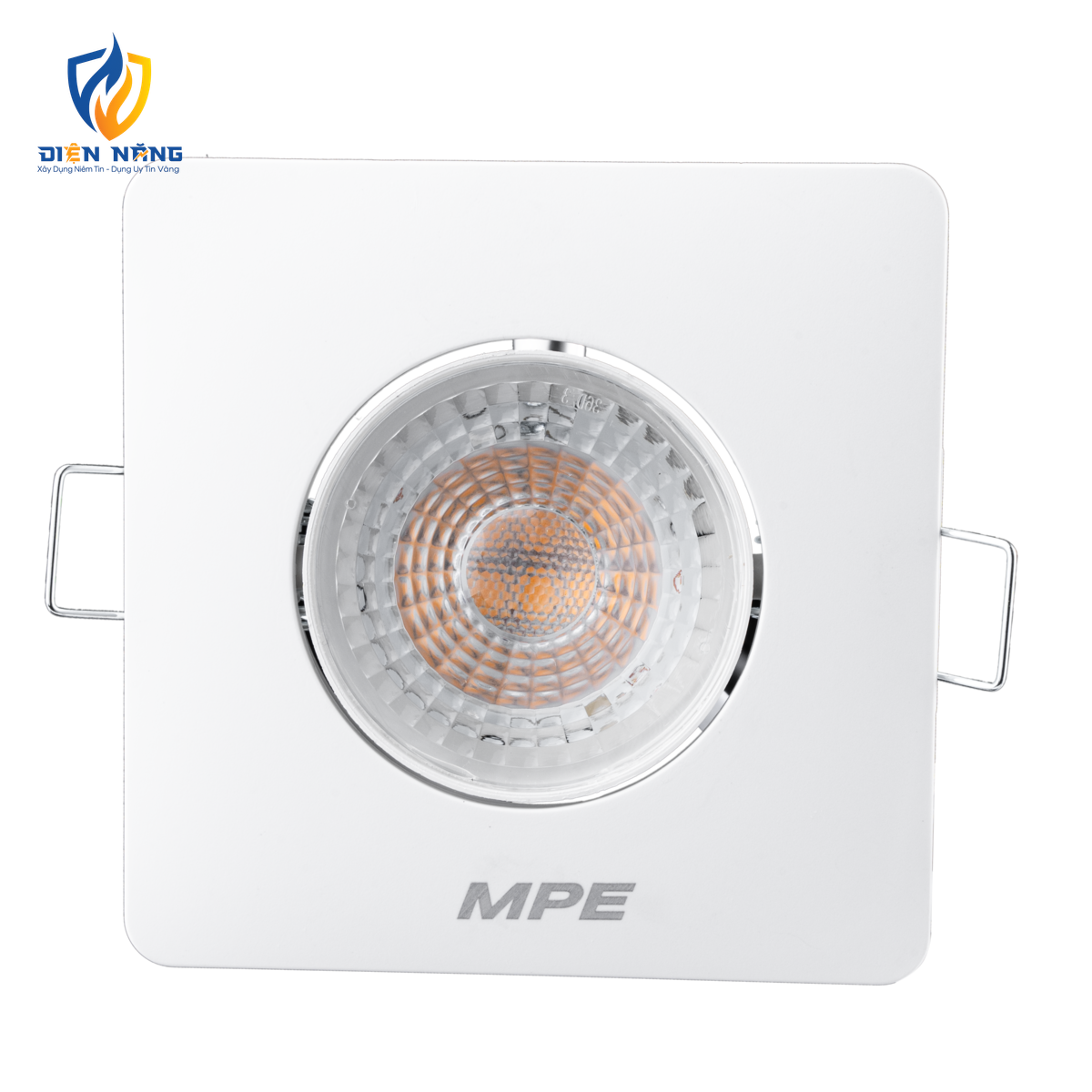 Downlight âm trần Chiếu điểm, Điều chỉnh hướng sáng, mặt vuông 3W ánh sáng vàng DLA2S-3V - anh 3