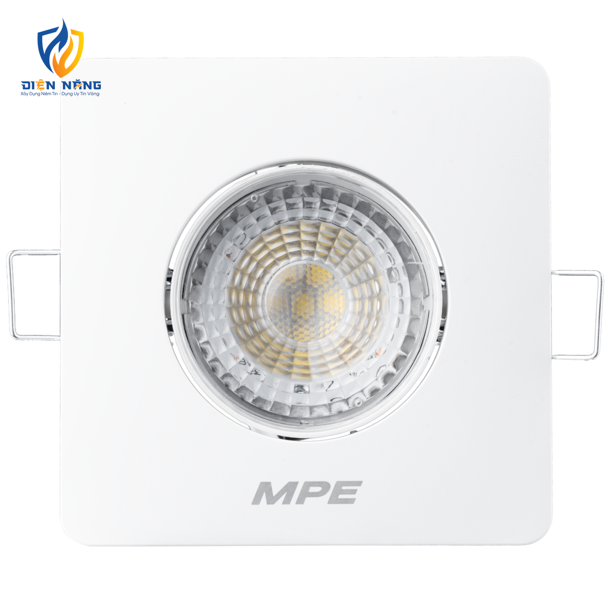 LED Downlight âm trần Chiếu điểm, Điều chỉnh hướng sáng, mặt vuông 7W ánh sáng trắng DLA2S-7T - anh 2