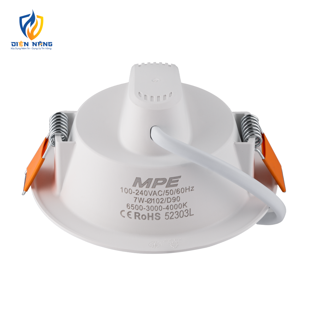 LED Downlight âm trần nhựa 7W - 3 chế độ màu DLE-7/3C - anh 3