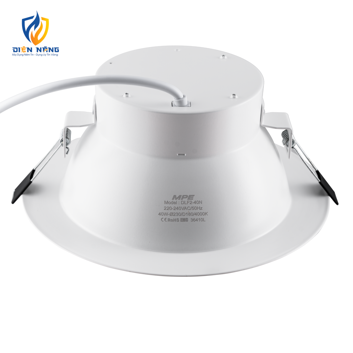 LED Downlight âm trần nhôm 40W ánh sáng trung tính DLF2-40N - anh 3