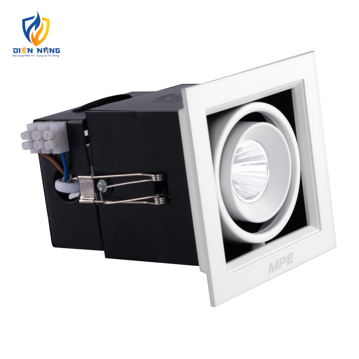 LED Downlight âm trần Chiếu điểm 1 đèn 7W ánh sáng trung tính DLS-107N - anh 2