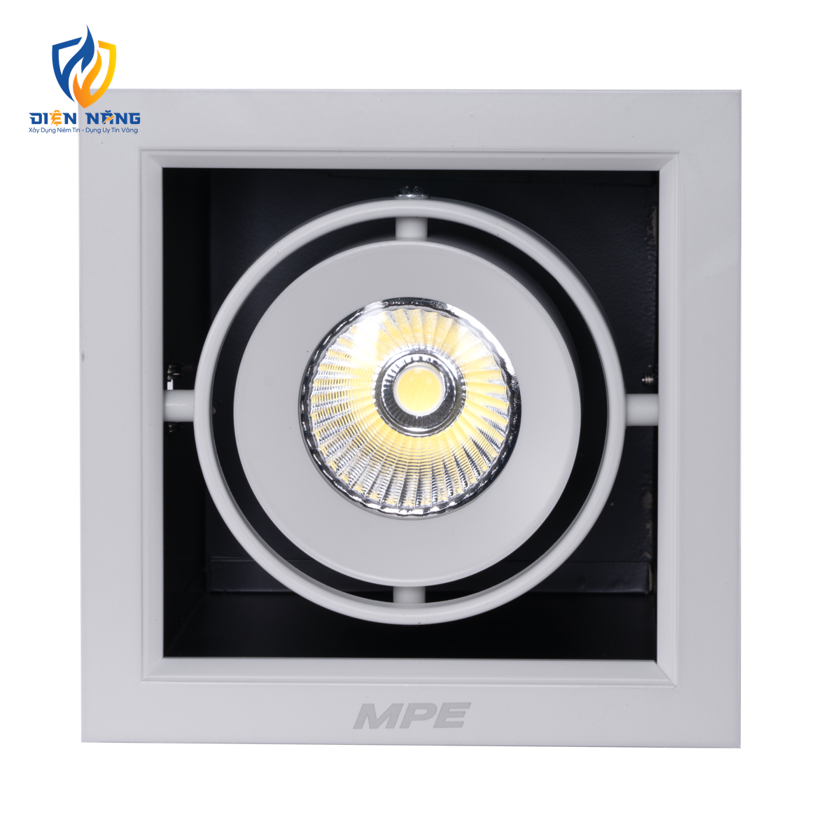 LED Downlight âm trần Chiếu điểm 1 đèn 12W ánh sáng trung tính DLS-112N