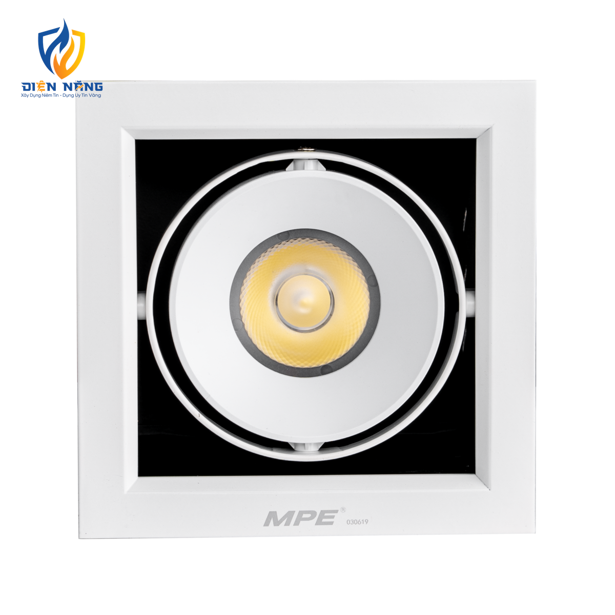 LED Downlight âm trần Chiếu điểm 1 đèn 20W ánh sáng trung tính DLS-120N