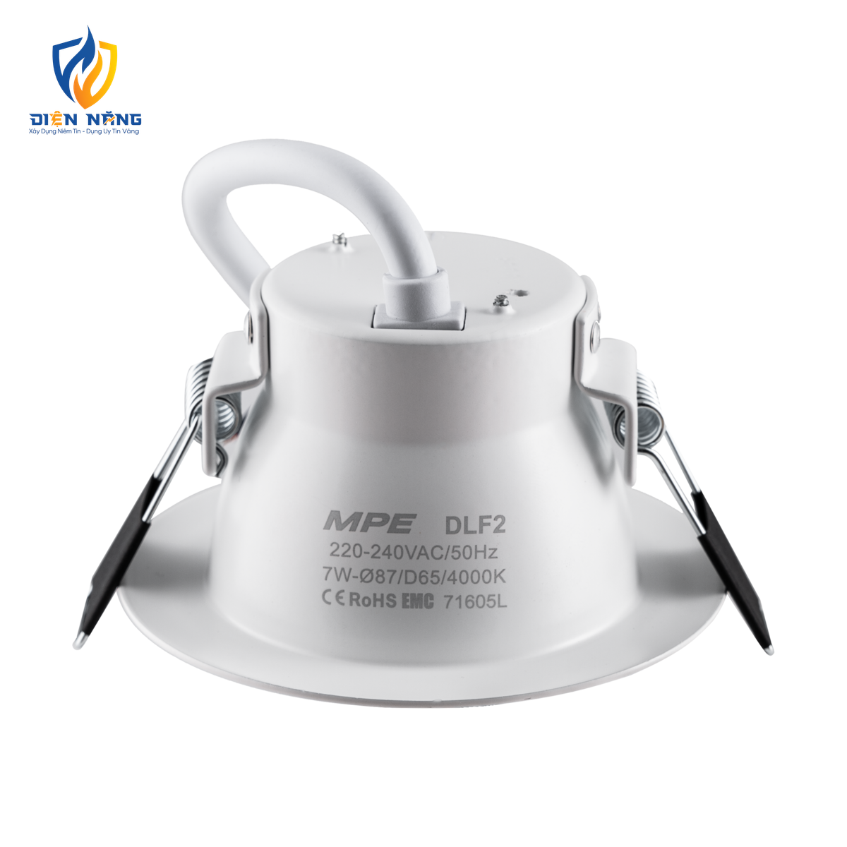 LED Downlight âm trần nhôm 7W ánh sáng trung tính DLF2-7N - anh 3