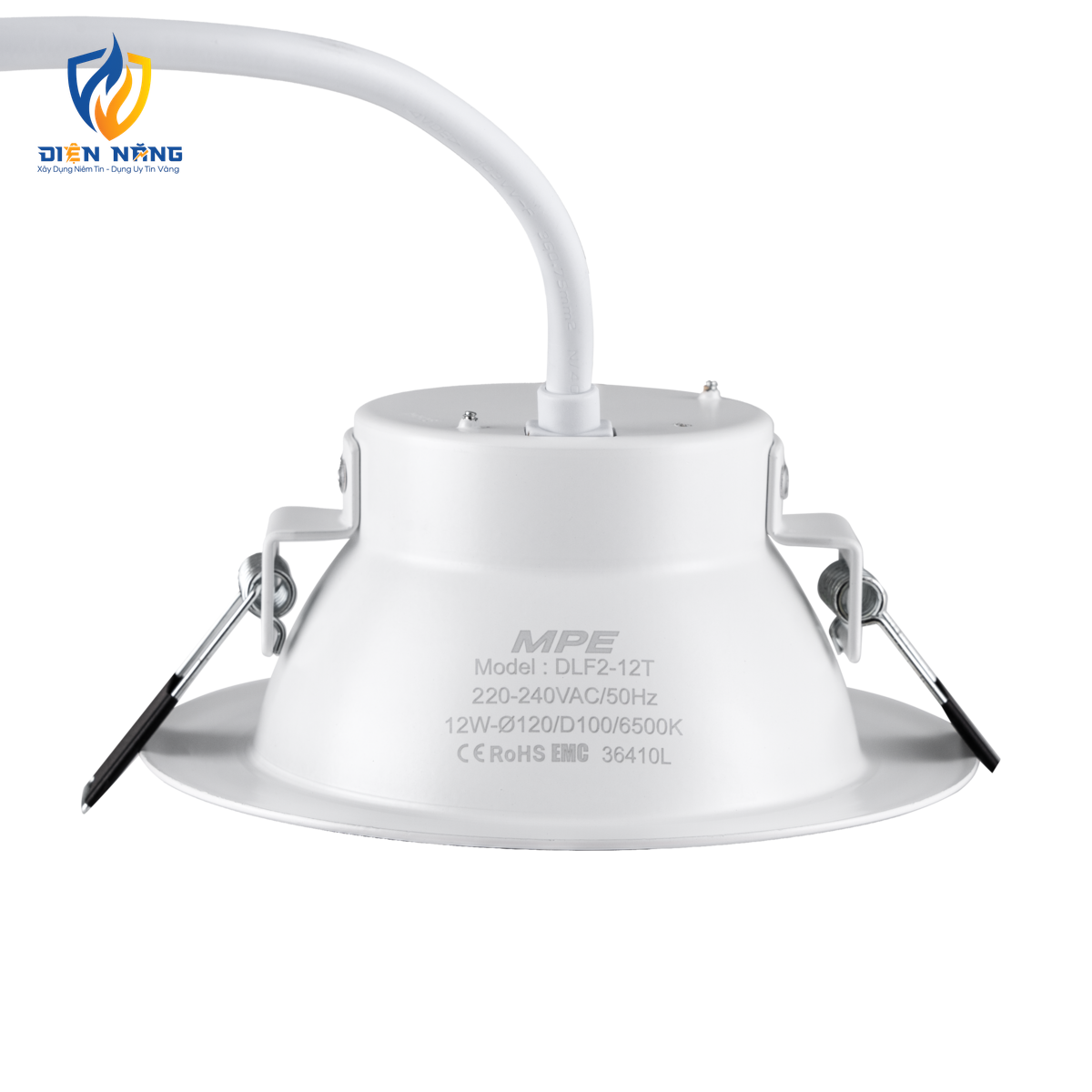 LED Downlight âm trần nhôm 12W ánh sáng trắng DLF2-12T - anh 3