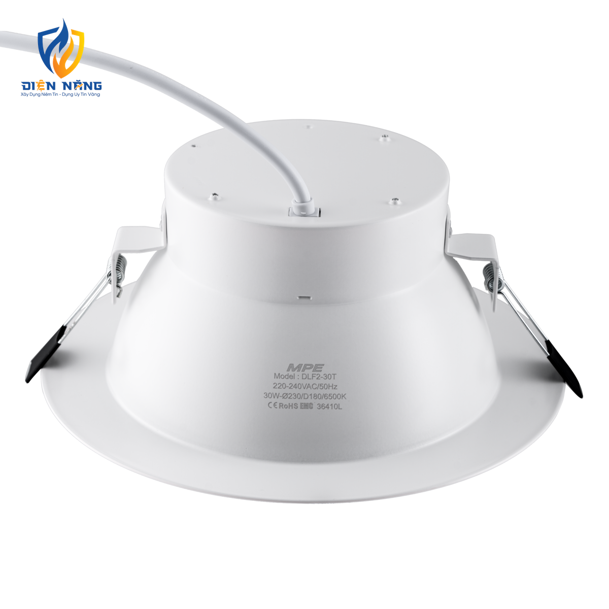 LED Downlight âm trần nhôm 30W ánh sáng trắng DLF2-30T - anh 3