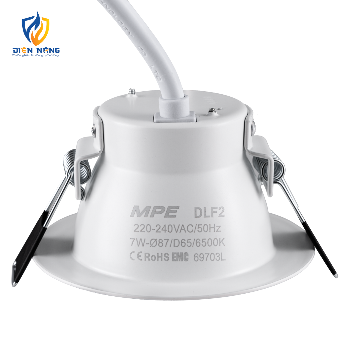 LED Downlight âm trần nhôm 7W ánh sáng trắng DLF2-7T - anh 3
