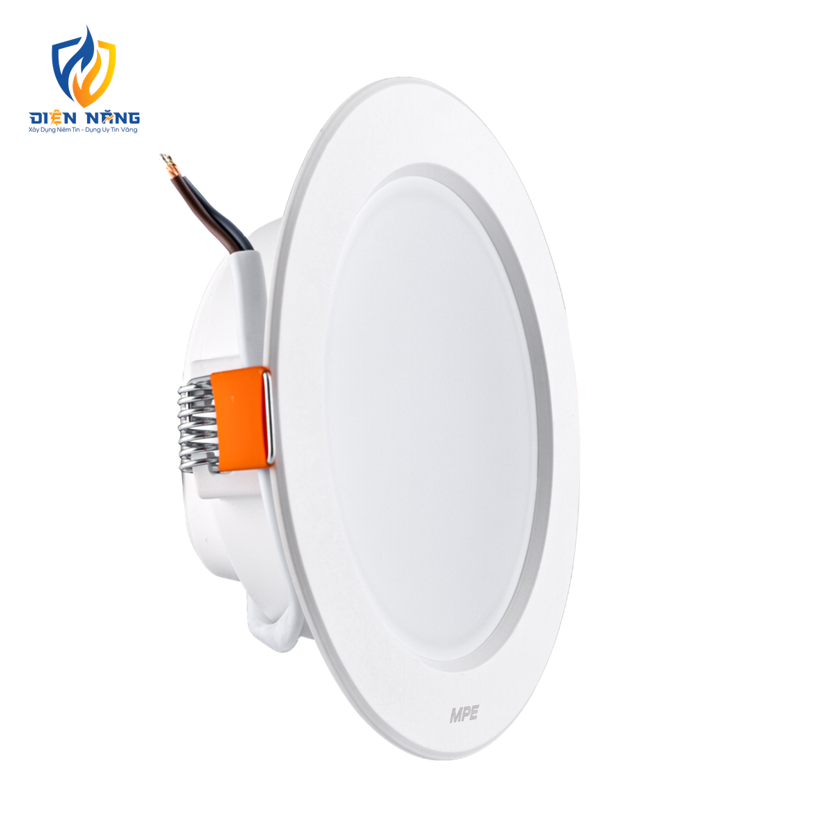 LED Downlight âm trần nhựa 9W ánh sáng trắng DLEL-9T - anh 2