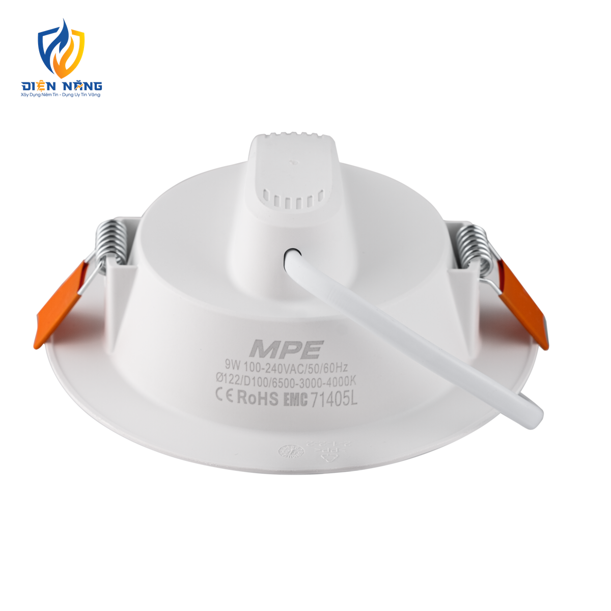 LED Downlight âm trần nhựa 9W - 3 chế độ màu DLEL-9/3C - anh 3