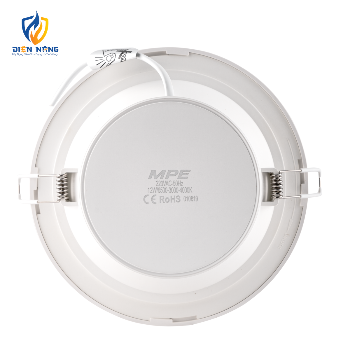 LED Downlight âm trần nhựa 12W - 3 chế độ màu DLC-12/3C - anh 3