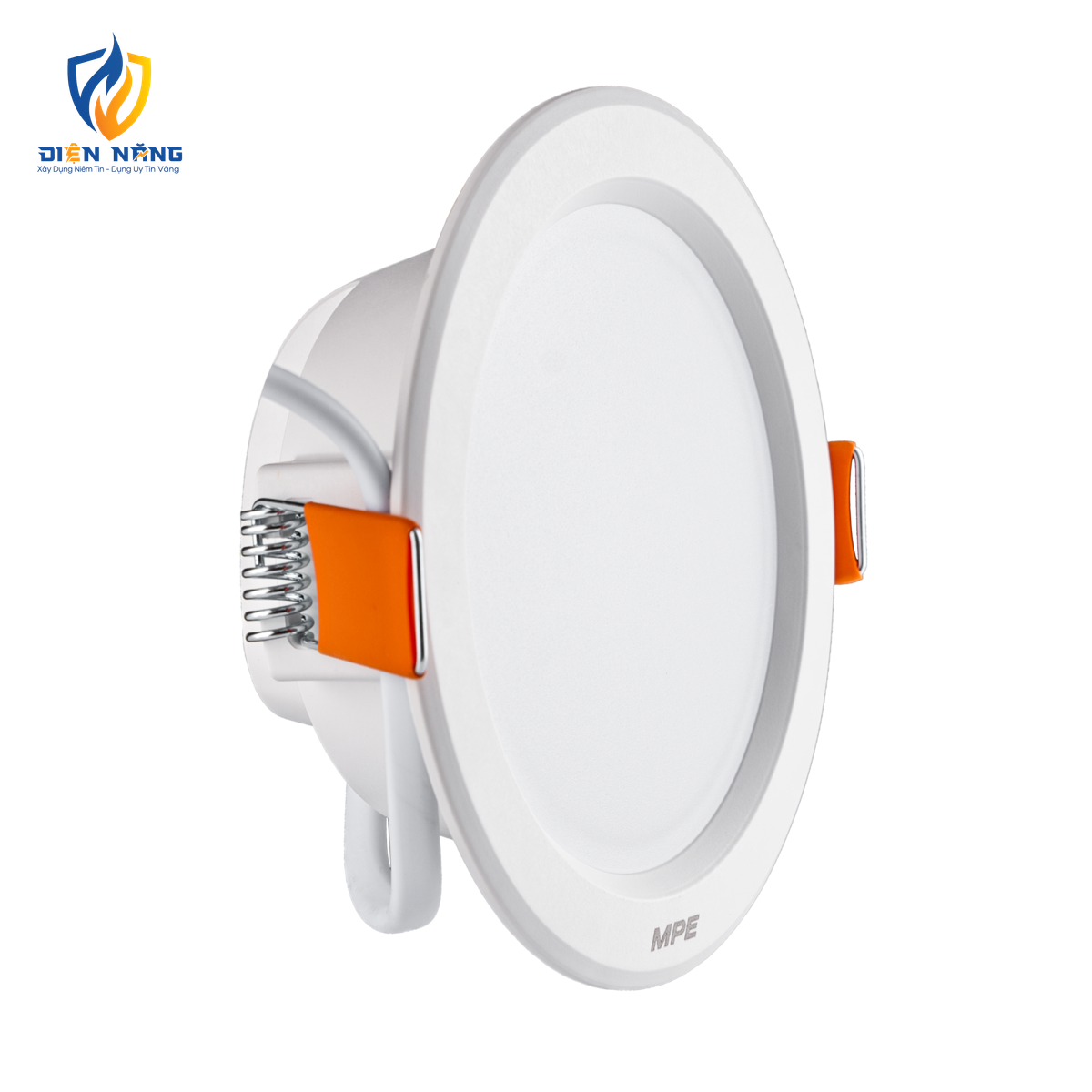 LED Downlight âm trần nhựa 7W ánh sáng trắng DLE-7T - anh 2