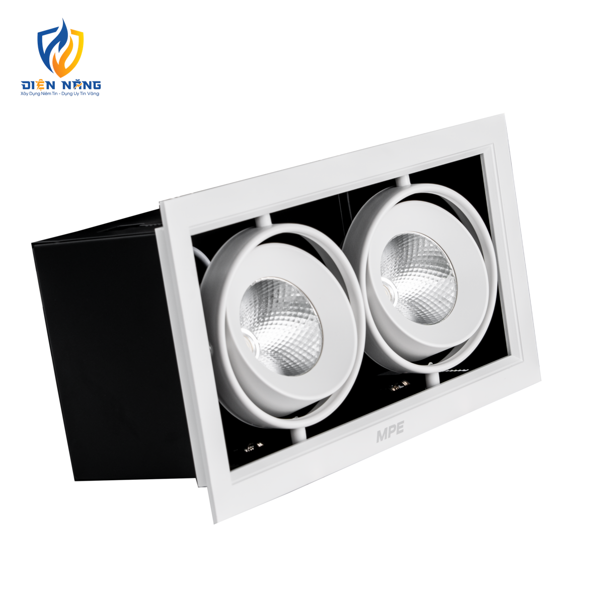 LED Downlight âm trần Chiếu điểm 2 đèn 12W ánh sáng trung tính DLS-212N - anh 2