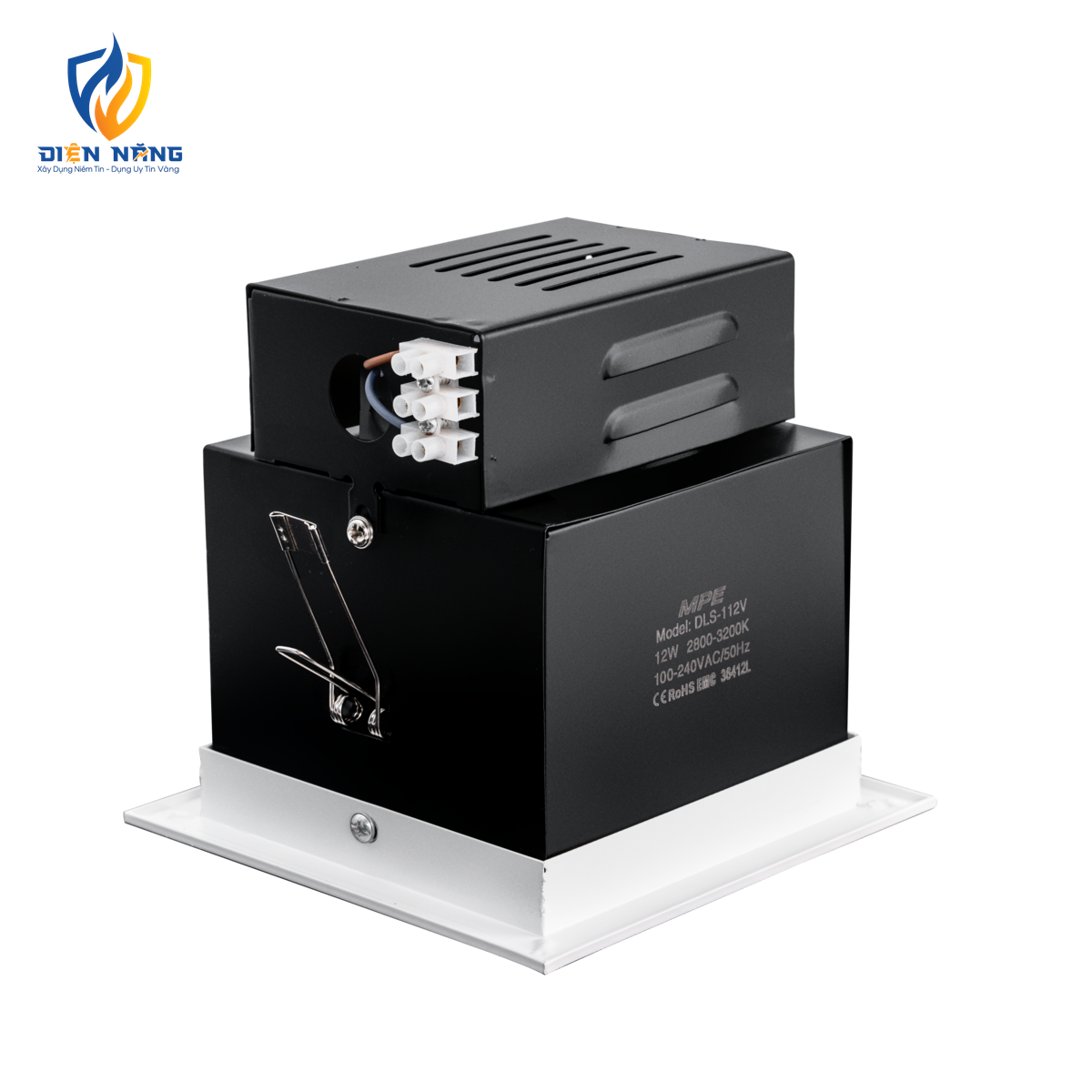 LED Downlight âm trần Chiếu điểm 1 đèn 12W ánh sáng vàng DLS-112V - anh 2