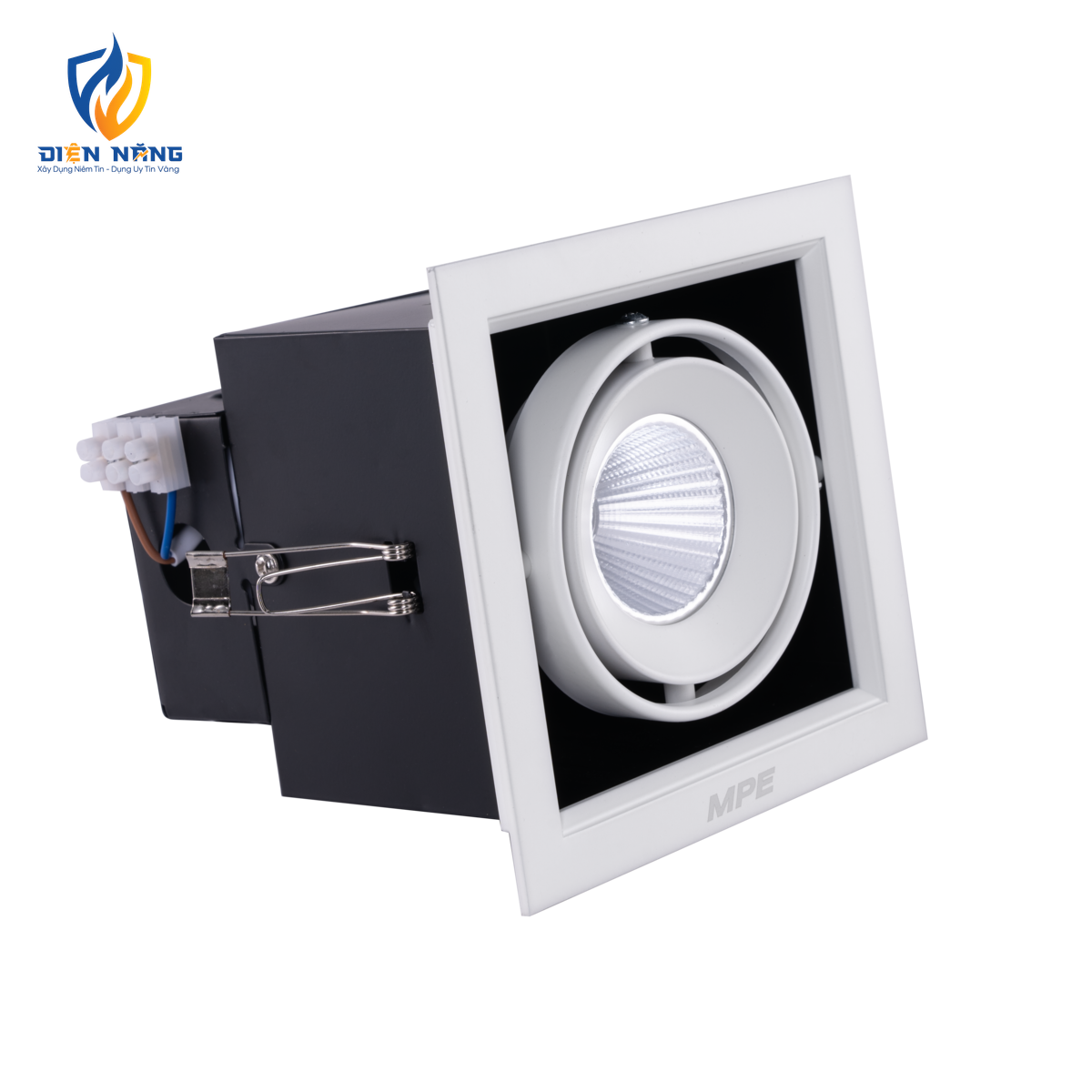 LED Downlight âm trần Chiếu điểm 1 đèn 12W ánh sáng trắng DLS-112T - anh 2