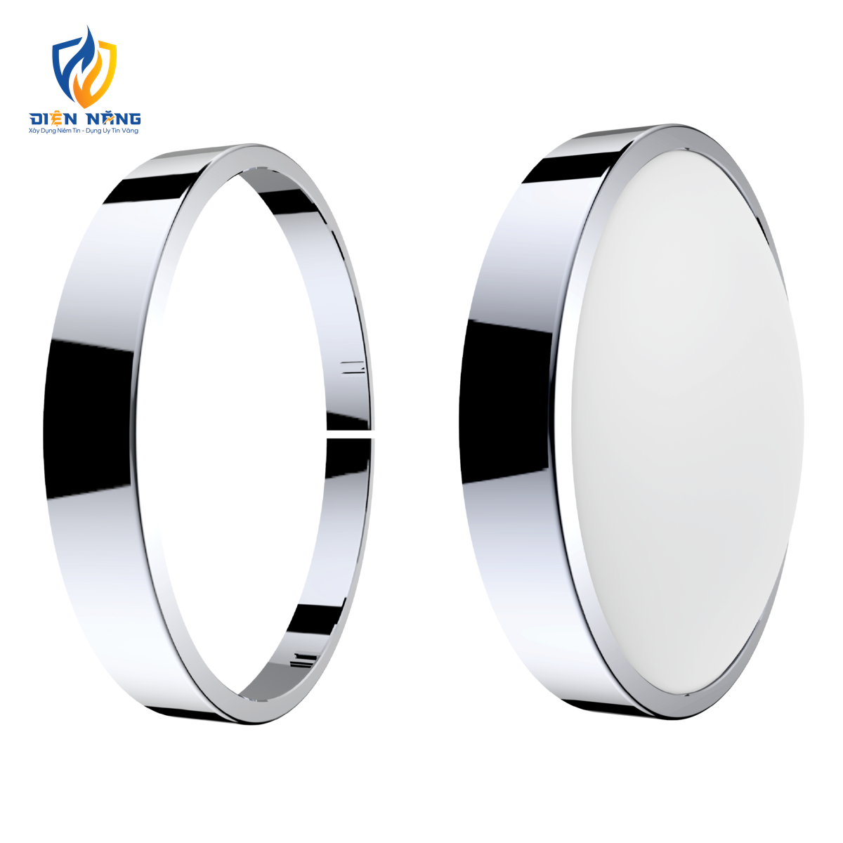 Viền đèn CL 16W màu crom BD30-C