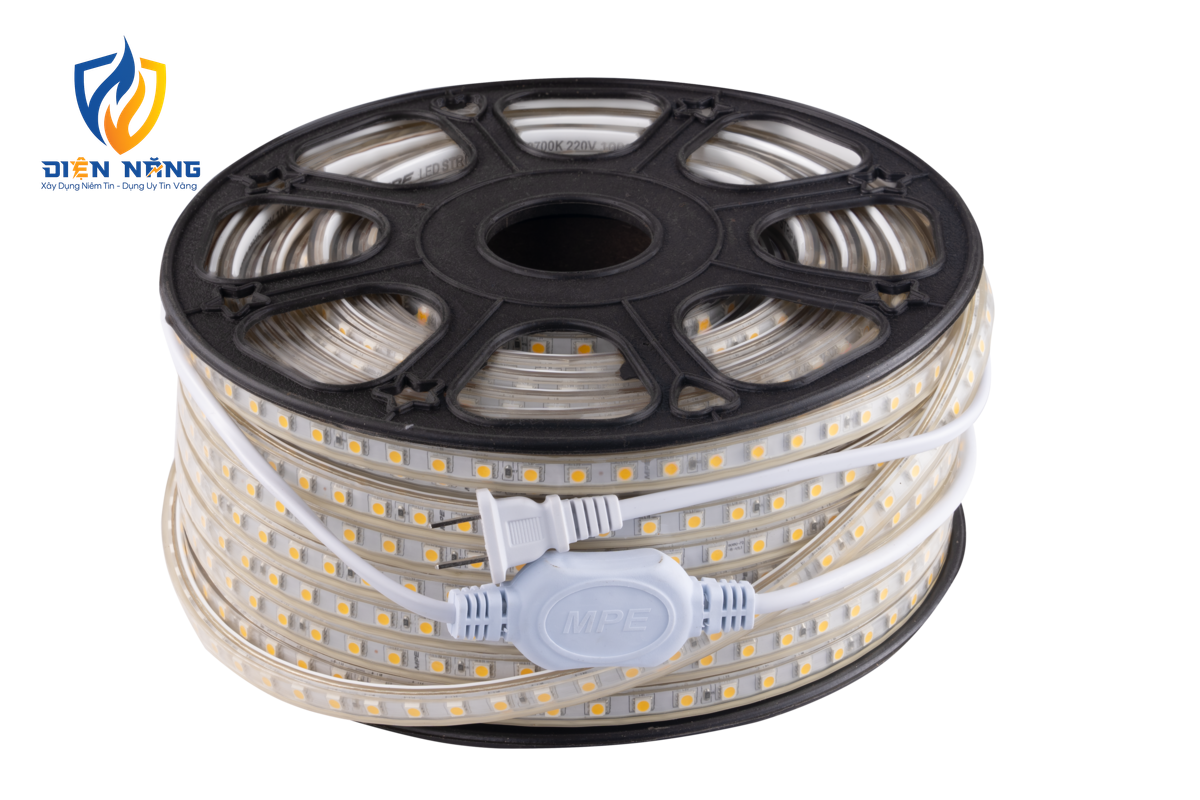 LED dây đơn AC 72LED/m công suất 7W ánh sáng vàng LS2 5050AC-V