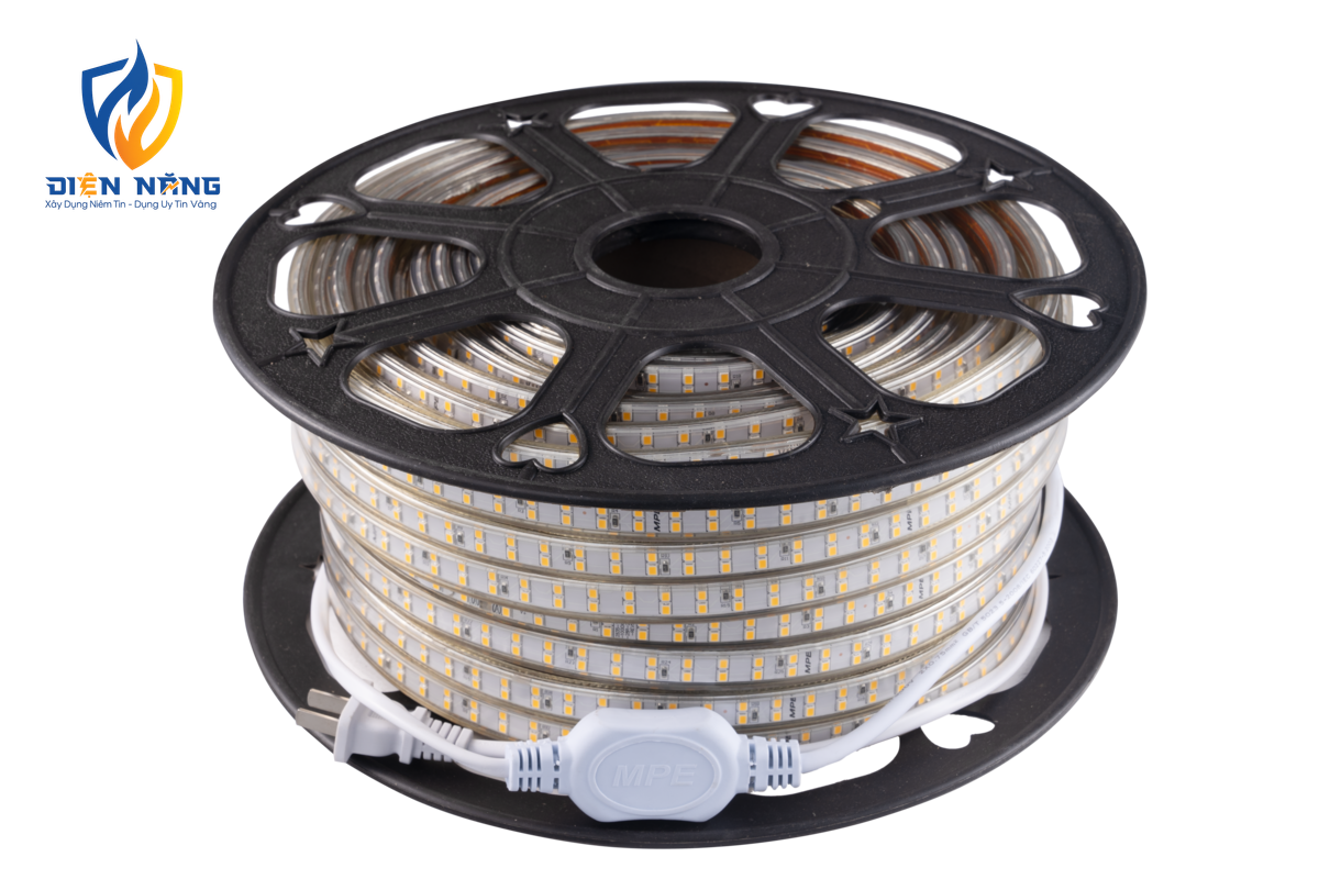 Led dây đôi AC 180LED/m công suất 9W ánh sáng vàng LS2 2835AC-V