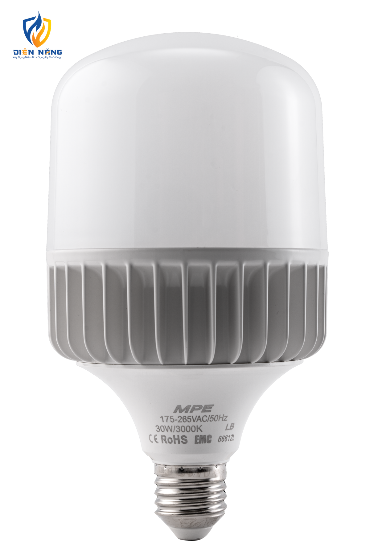 LED Bulb thân nhôm 30W ánh sáng vàng LB-30V