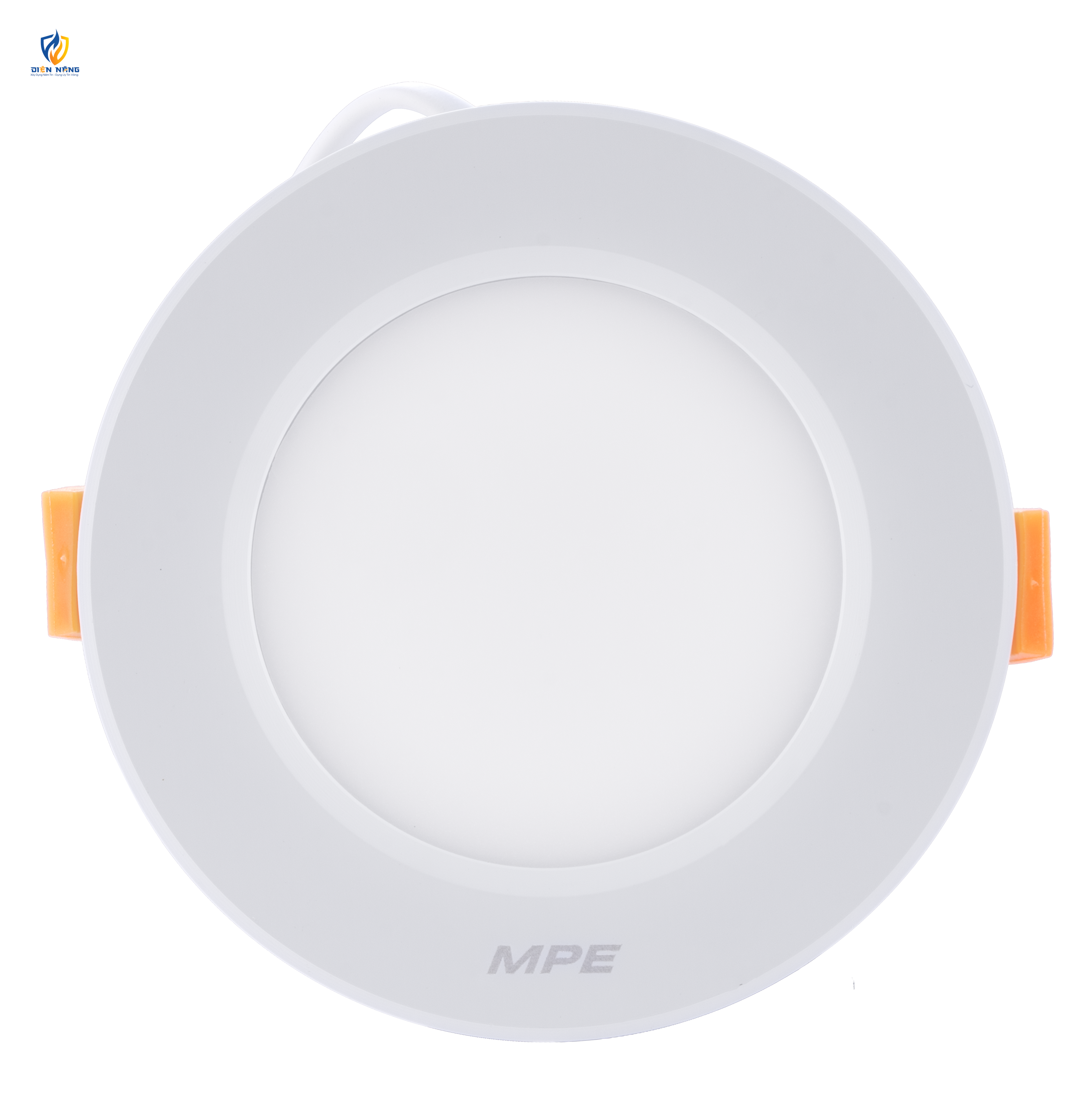 LED Downlight âm trần nhôm, viền trắng 7W ánh sáng trắng DLT-7T
