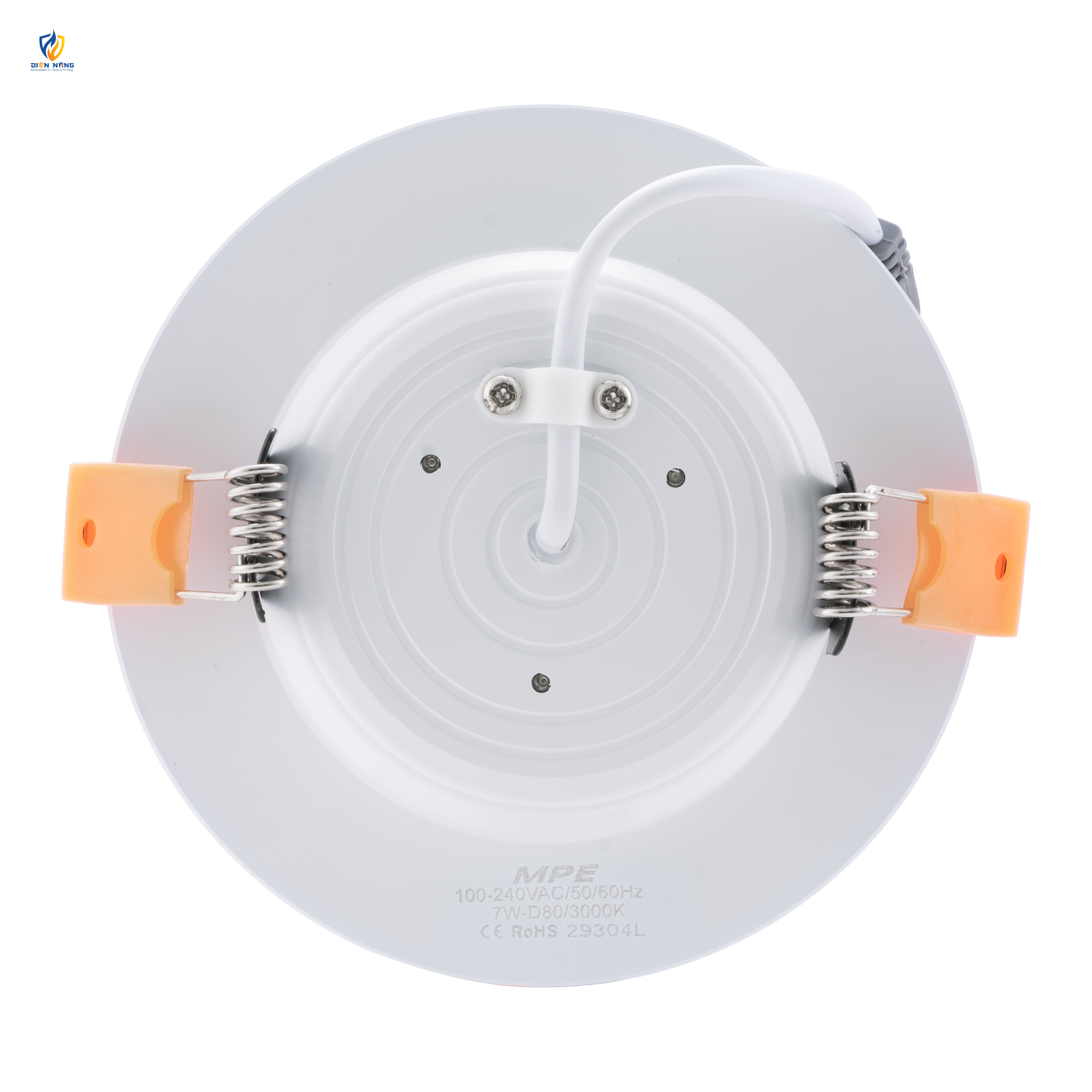 LED Downlight âm trần nhôm, viền trắng 7W ánh sáng trắng DLT-7T - anh 3