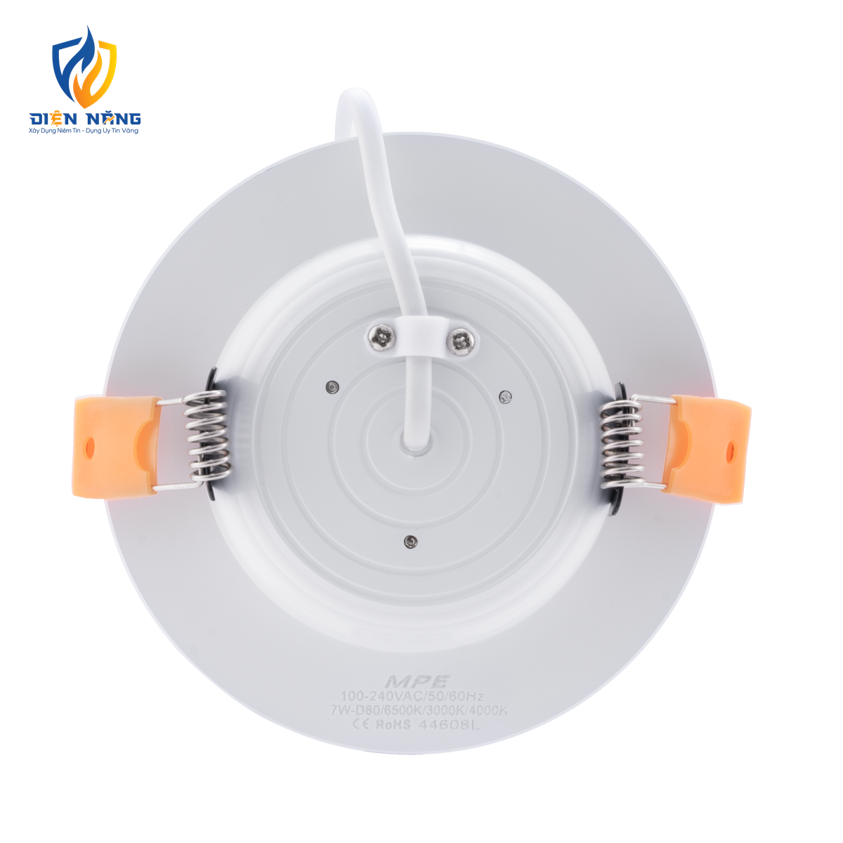 LED Downlight âm trần nhôm, viền trắng 7W - 3 chế độ màu DLT-7/3C - anh 2
