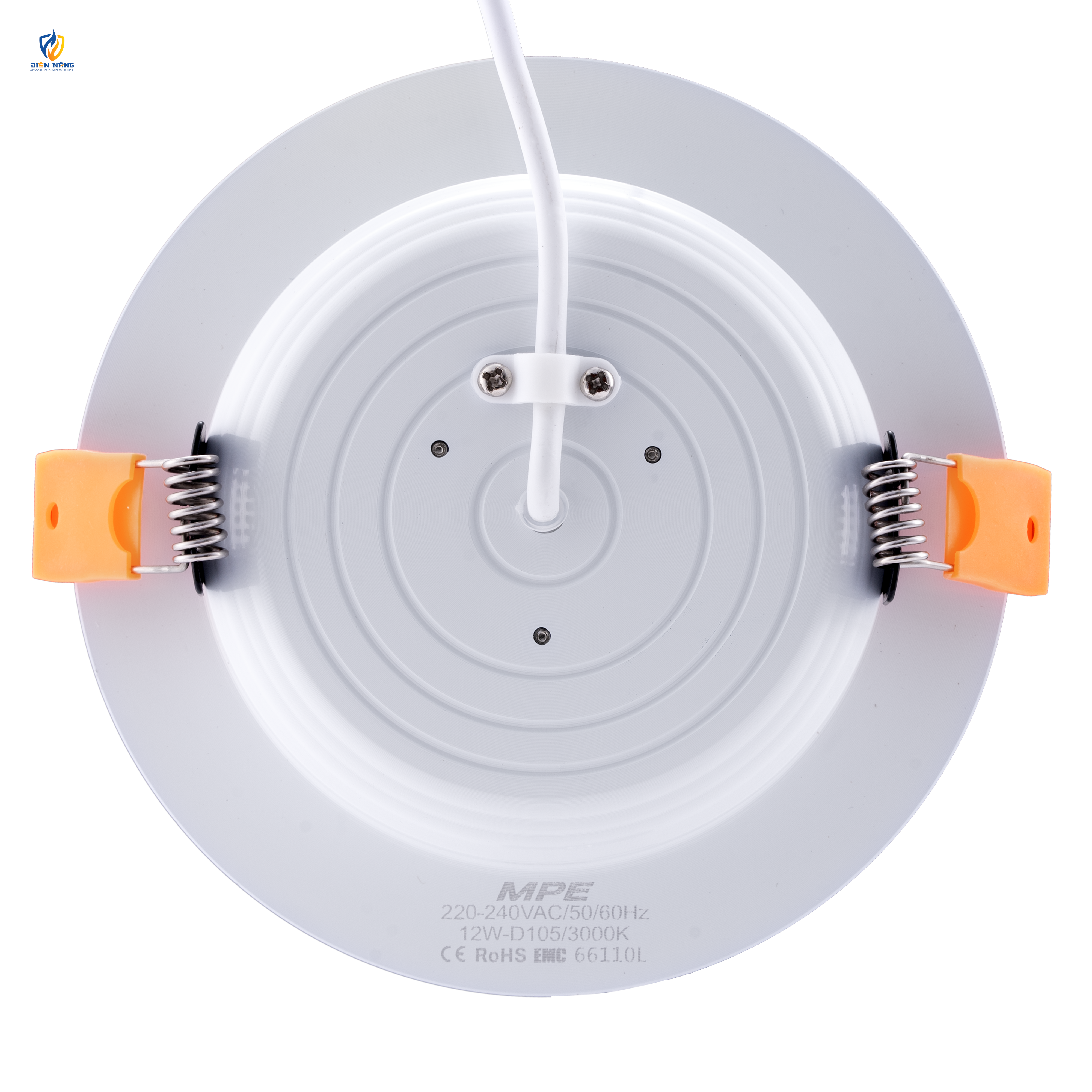 LED Downlight âm trần nhôm, viền trắng 9W ánh sáng trung tính DLT-9N - anh 3