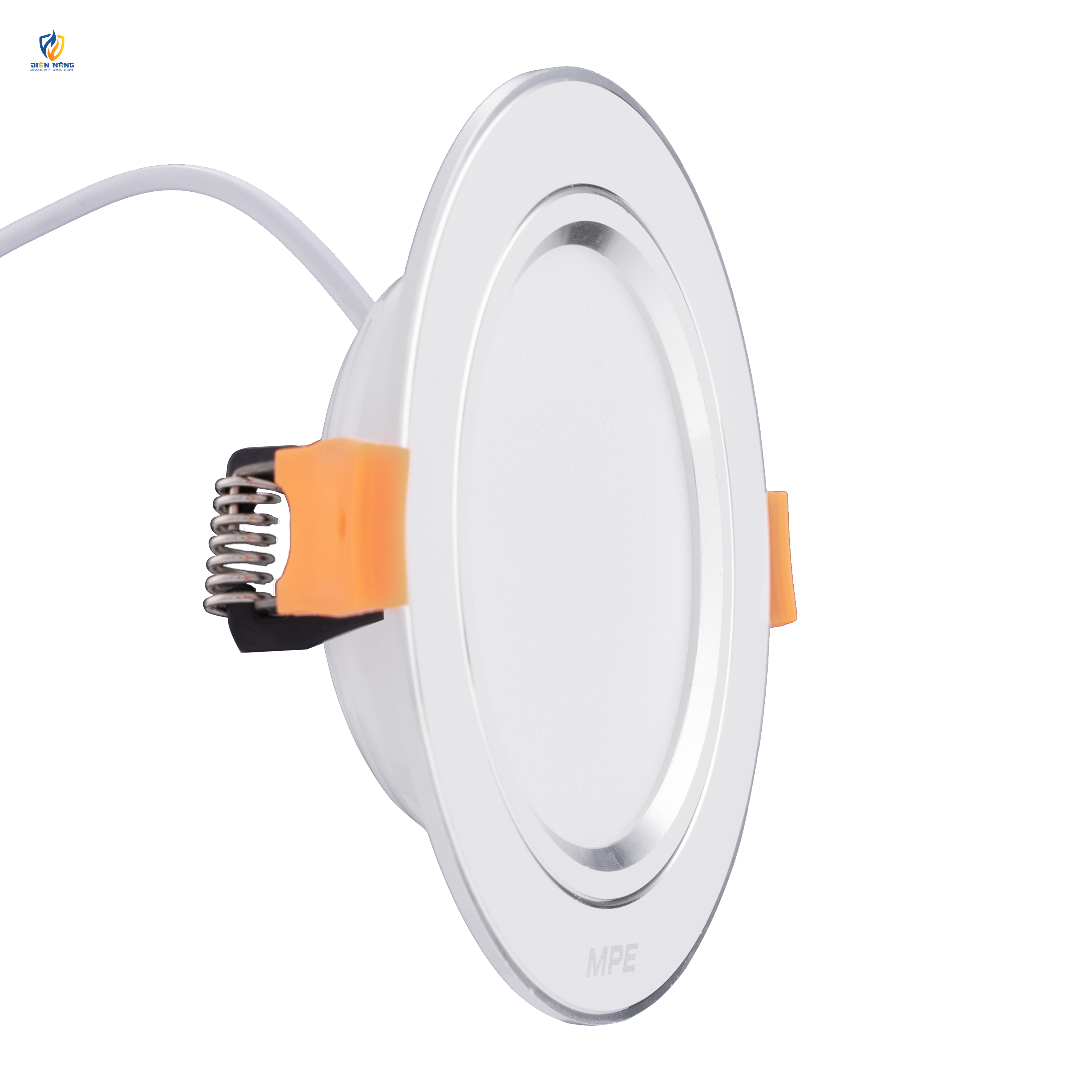 LED Downlight âm trần nhôm, viền bạc 5W - 3 chế độ màu DLB-5/3C - anh 2