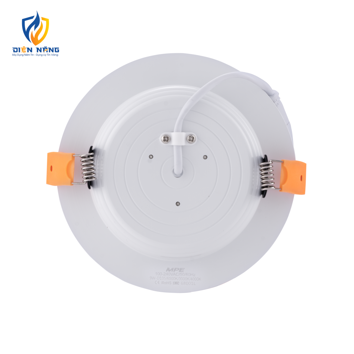 LED Downlight âm trần nhôm, viền bạc 5W ánh sáng trung tính DLB-5N - anh 4