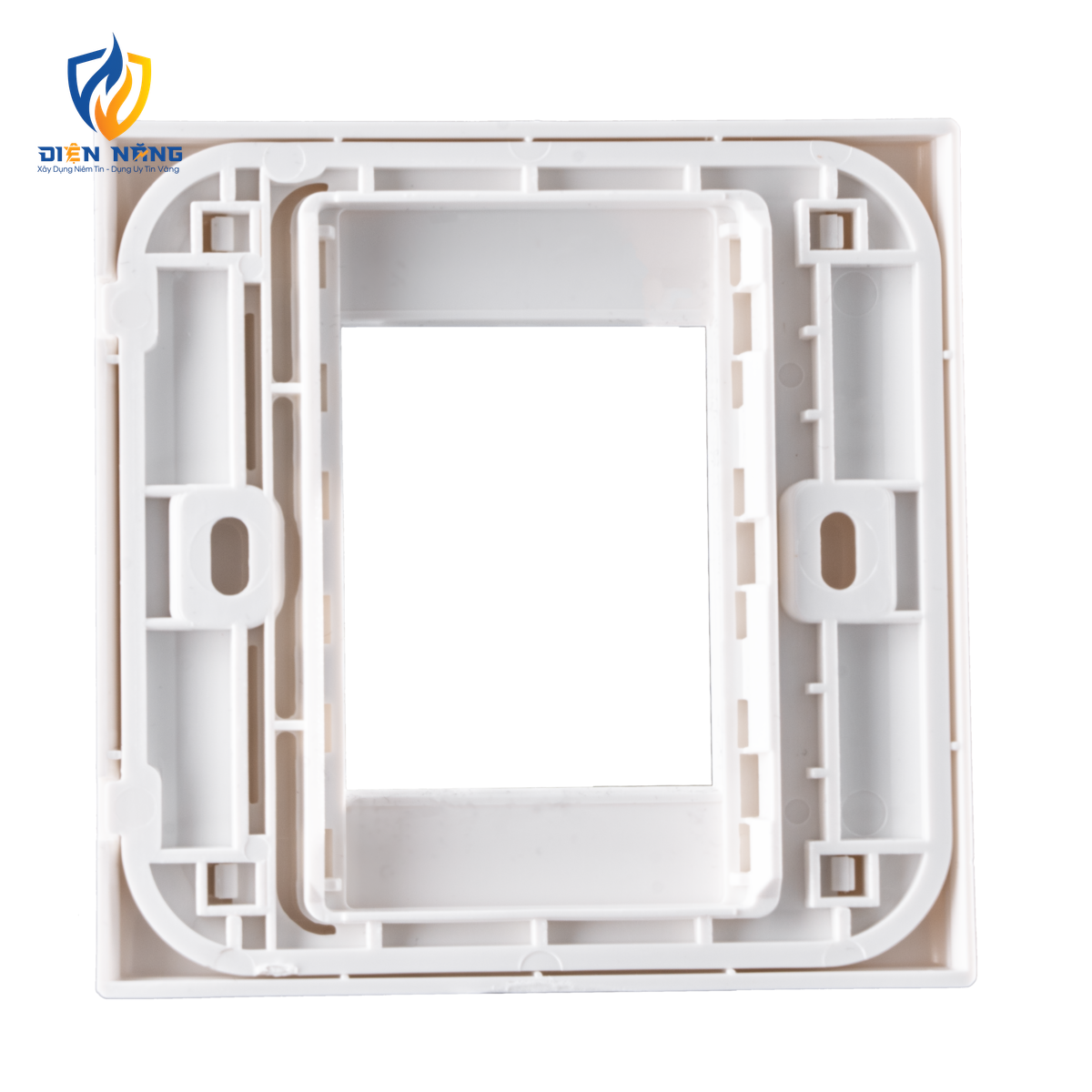 Mặt vuông S60 dùng cho 2 thiết bị KT86x86mm mã S602 - anh 3