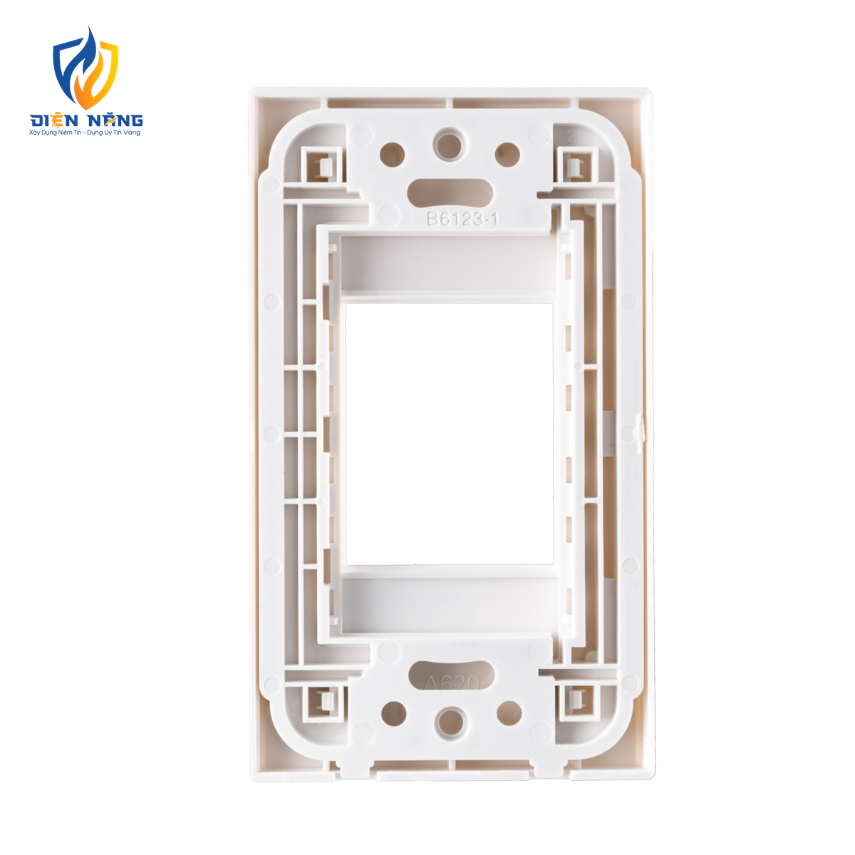Mặt A60 dùng cho 2 thiết bị KT120x70mm mã A620 - anh 3