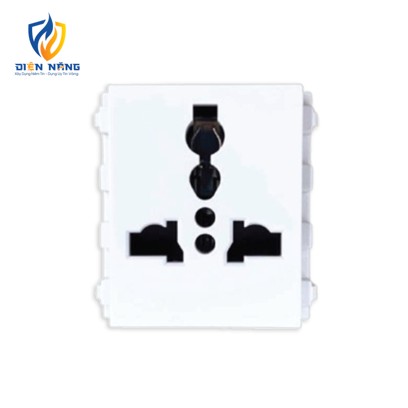 Ổ cắm đa năng A60 2 Module vặn vít mã A6UESM-2