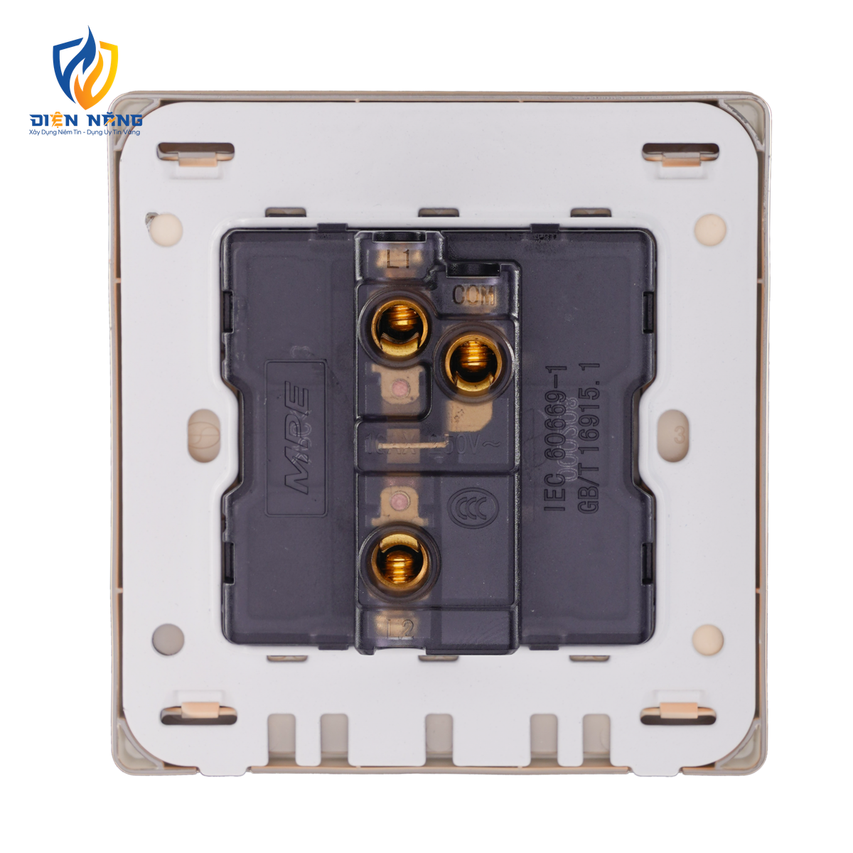 Mặt 1 công tắc 2 chiều 16A - 250V KT86x89mm mã S701M - anh 3