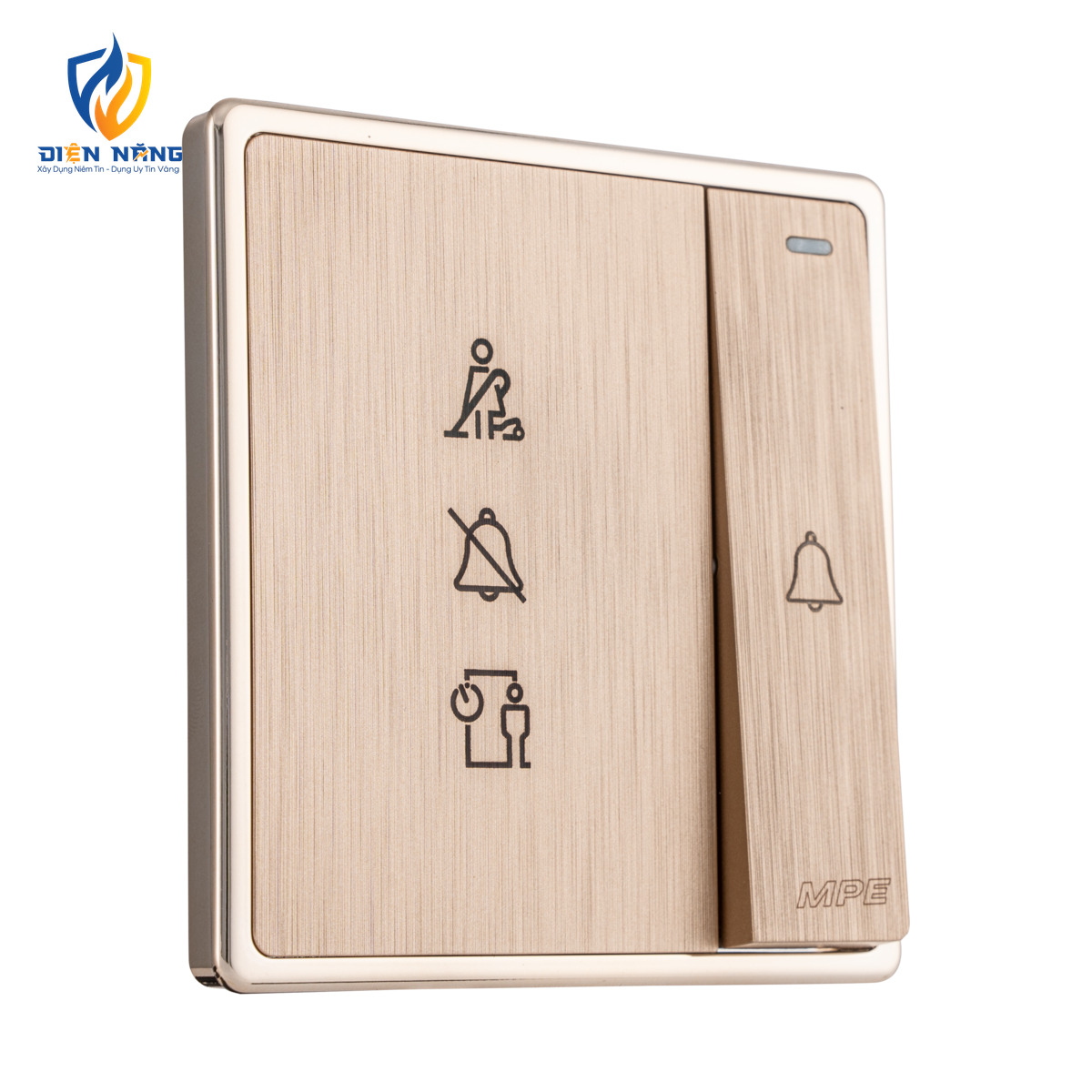Nút nhấn chuông Tích hợp đèn báo dọn phòng, không làm phiền mã S7CDP - anh 2