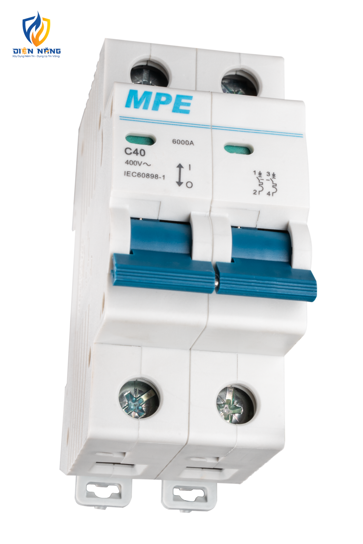 Cầu dao tự động MCB 2 cực, 40A, 6kA mã MP6-C240 - anh 3