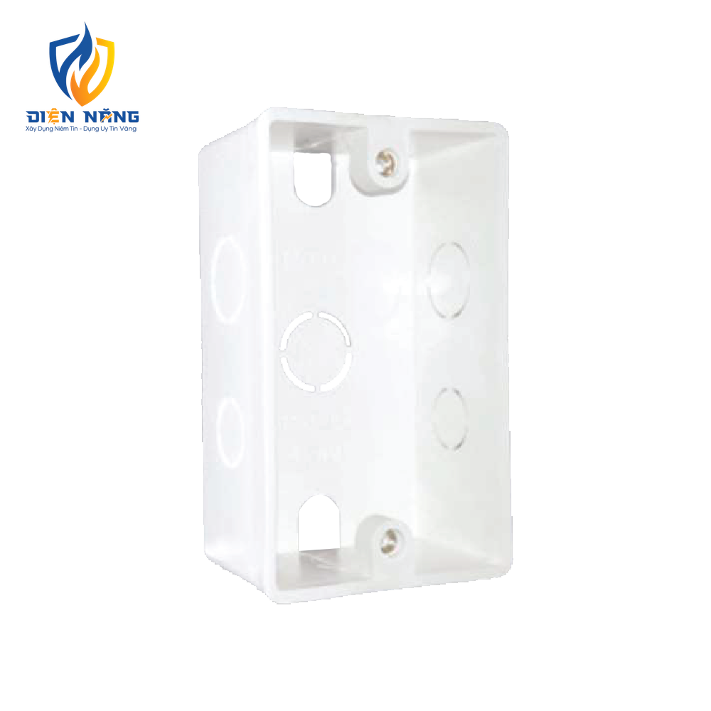 Hộp nhựa âm tường đơn KT105x65x40mm mã A157N