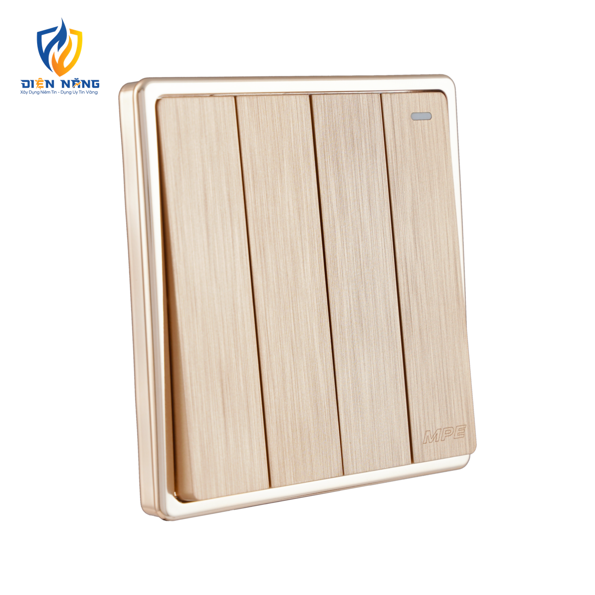 Mặt 4 công tắc 1 chiều 16A - 250V KT86x89mm mã S704 - anh 2