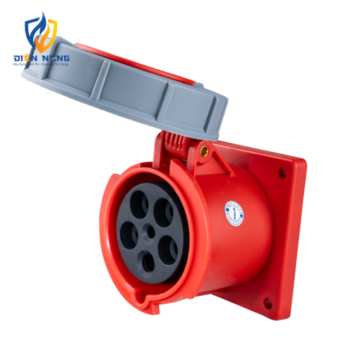 Ổ cắm loại cố định bắt trên bảng điện 5 cực, 63A, IP67 mã MPN-3352